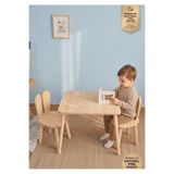 Ahsel Ahşap Montessori Çocuk Odası Mobilyası Doğal Çam Ağacı Çocuk Masa sandalye, Çocuk odası mobilyası, Aktivite masası,Montessori Masa sandalye