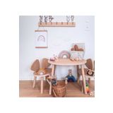 Ahsel Ahşap Montessori Çocuk Odası Mobilyası Mickey Sandalye Set, Mdf Montessori çocuk odası masa ve sandalye, oyun masası, çocuk aktivite masası