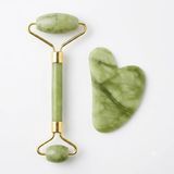 Ahsen Sağlık Hacamat Kupası Jade Roller Gua Sha Yeşim Taşı Seti