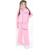 Ahsenim Bebe Kız Çocuk Kalın Fermuarlı Eşofman Takım - Pembe - 5 Yaş