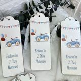 Ahşpa Kitap Ayracı Bebek Doğum Hediyesi Yeni Doğan Hediyelik Doğum Günü(30 Adet)