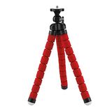 Ahtapod Tripod Uzun Tripod Sünger Ayaklı ​TR-4 Tripod Kırmızı