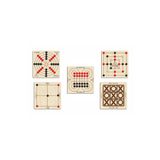 Ahtek 5 Li Oyun Seti, Ahşap Tıc-tac-toe, 3 Taş, 9 Taş, Bihar Ve Surakarta Akıl, Zeka Ve Strateji Oyunu