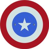 Ahtek Ahşap Kalkan Kaptan Amerika