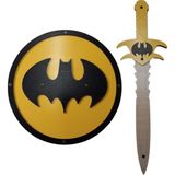 Ahtek Ahşap Oyuncak Seti 2’li Batman Kalkanı ve Kılıcı Yuvarlak