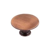 Ahu Düğme Kulp 40MM Bakır (2 Adet) - 1BW-Beyaz - Ahşap
