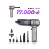 AHV-02 Kablosuz Araç İçi Süpürge Mor | 17000PA Güçlü Vakum | Fırçasız Motor | Üfleme & Vakum Ö