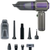 Ahv-19 Kablosuz Araç Içi Süpürge Mor | 17000PA Güçlü Vakum | Fırçasız Motor | Üfleme & Vakum - Mor - Antrasit