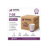 AHVAL AMBALAJ 7 oz Karton Bardak 1000 Adet