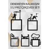 Ahwall 5'li Priz Çerçevesi Deneme Seti