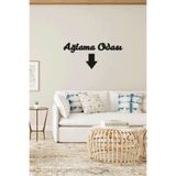 Ahwall Ağlama Odası Yazılı Dekoratif Ahşap Tablo
