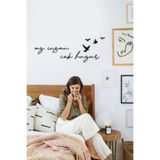 Ahwall Az Insan Çok Huzur Yazılı Dekoratif Ahşap Tablo AW00276
