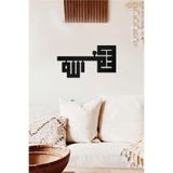 Ahwall Besmele Allah Ve Anahtar Temalı Dekoratif Ahşap Tablo