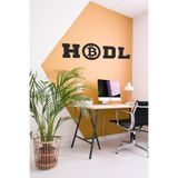 Ahwall Bitcoin Hodl Yazılı Dekoratif Ahşap Tablo