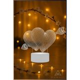 Ahwall Kalpler & Aşk Temalı 3D Dekoratif Led Lamba