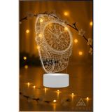 Ahwall Kol Saati Watch Temalı 3D Dekoratif Led Lamba
