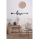 Ahwall Love Yazılı Dekoratif Ahşap Tablo
