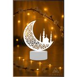 Ahwall Motifli Cami 3D Dekoratif Led Lamba
