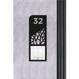 AHWALL WOODWORKING Dekoratif Daire Kapı Numarası Zil Priz Çerçevesi, No: 32 AWKP032
