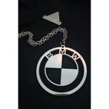 AHWART BMW Araba Dikiz Aynası Süsü BMW Logosu KROM Pleksi Araba Süsü