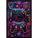 Aida Home Ares Oyuncu Odası Halısı Kadife Kaymaz Pamuk Tabanlı Yıkanabilir Gamer, Gaming Halısı