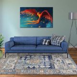 Aida Home Bluastra Salon Halısı, 200X300