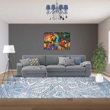 Aida Home Bluestry Salon Halısı, 120X180