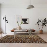 Aida Home Brown Vintage Salon Halısı, 120X180