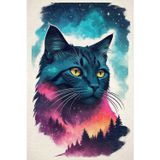 Aida Home Catmes Gaming Oyuncu Odası Halısı Şönil Dijital Baskılı Kaymaz Taban Yıkanabilir Salon Halısı