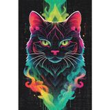 Aida Home Caty Oyuncu Odası Halısı Kadife Kaymaz Pamuk Tabanlı Yıkanabilir Gamer, Gaming Halısı