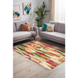 Aida Home Colorina Kadife Yıkanabilir Kaymaz Pamuk Tabanlı Antibakteriyel Salon Halısı
