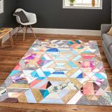 Aida Home Geometrico Salon Halısı, 200X300
