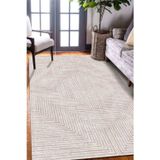 Aida Home Tegan Kadife Modern Desenli Pamuk Taban Kaymaz Yıkanabilir Salon Halısı Mutfak Kilim