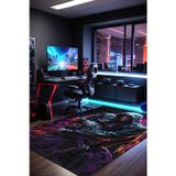Aida Home Value Gamer Halısı, Şönil Pamuk Tabanlı, Kaydırmaz, Yıkanabilen, Gaming Oyuncu Odası, Salon Halısı