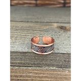 Aida Jewelss Ayarlanabilir Ölçü Saf Bakır Yüzük - Rose Gold
