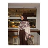 Aida Scarfs Ivory Desenli Panço