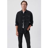 Aidan Mavi Black Antrasit Jean Gömlek Regular Fit/Normal Kesim 0210588-85622 Gri-85622 S