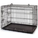 Aier Wd 48 Siyah Tel Köpek Kafesi No:5 122X73x81cm Kolay Temizlenebilir Özellikler