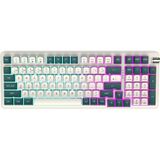 AIGO AG98 RGB Gri İngilizce Q Mekanik Sarı Switch Bluetooth Klavye
