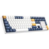 Aigo Aıgo A108 Starry Blue Ingilizce Q Mekanik Klavye Yellow Switch - 001-Renkli