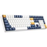 Aigo Aıgo A108 Starry Blue Ingilizce Q Mekanik Klavye Yellow Switch - Bej