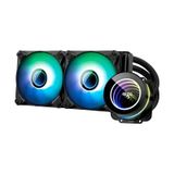 Aıgo Lıquıd Dx240 V2.6 Fan Cpu Sıvı Soğutucu 240Mm Argb Siyah 1700/Am5