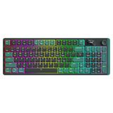 AIGO S99 Misty Forest Kablosuz Gaming Klavye – Red Switch, 4000mAh Batarya, 3 Modlu Bağlantı (Kablolu, 2.4G, Bluetooth), TFT Ekran, RGB, PBT Tuş, İngilizce Q