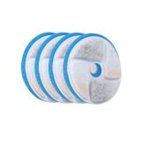 aiimll 4 paket yedek filtre ve 4 paket yedek ön filtre süngeri 2L/72oz otomatik Pet su çeşmesi kedi su çeşmesi köpek su sebili
