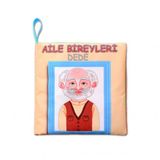 Aile Bireyleri Sessiz Kumaş Kitap T109 - Bez Kitap