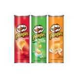 Aile dostu Pringles Original, Sour Cream and Cheddar Cheese Potato Crisps165gr /x3Adet