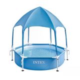 Aile Havuzu - Gölgelikli Prefabrik - Intex - 183 X 183 X 38 Cm (28209)