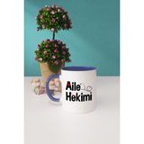 Aile Hekimi Doktora Hediye Kupa Bardak Lacivert - 1 Adet - 300 ml