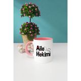 Aile Hekimi Doktora Hediye Kupa Bardak Pembe - 1 Adet - 300 ml