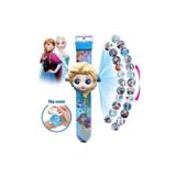 AİLENİZİN OYUNCAKCISI Frozen Elsa Projeksiyonlu Saat 24 Farklı Karakteri Duvara Yansıtır
